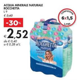 Offerta per Rocchetta - Acqua Minerale Naturale a 2,52€ in Bennet
