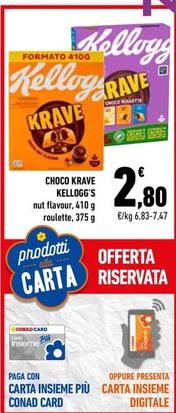 Offerta per Kelloggs - Choco Krave a 2,8€ in Conad City