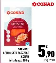 Offerta per Conad - Salmone Affumicato Scozzese a 5,9€ in Conad City
