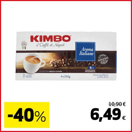 Offerta per CAFFÈ AROMA ITALIANO KIMBO in Ipercoop