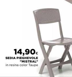 Offerta per Sedia Pieghevole "Mistral" a 14,9€ in Ipercoop