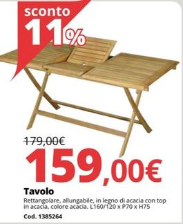 Offerta per Tavolo a 159€ in Bricoio