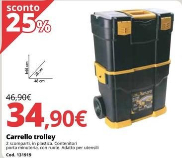Offerta per Carrello trolley a 34,9€ in Bricoio