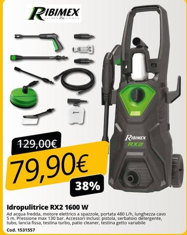 Offerta per Idropulitrice RX2 1600 W a 79,9€ in Bricoio