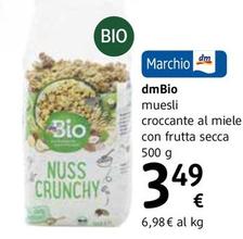 Offerta per Dmbio- Muesli Croccante Al Miele Con Frutta Secca a 3,49€ in dm