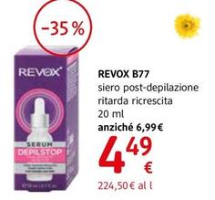 Offerta per Revox B77 - Siero Post-Depilazione Ritarda Ricrescita a 4,49€ in dm