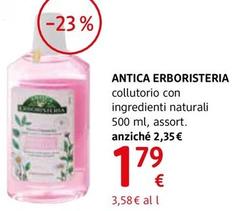 Offerta per Antica Erboristeria - Collutorio Con Ingredienti Naturali a 1,79€ in dm