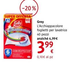 Offerta per Grey - L'Acchiappacolore Foglietti Per Lavatrice a 3,99€ in dm