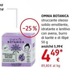 Offerta per Omnia Botanica - Struccante Oleoso Solido a 4,49€ in dm