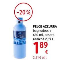 Offerta per Felce Azzurra - Bagnodoccia a 1,89€ in dm