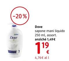 Offerta per Dove - Sapone Mani Liquido a 1,19€ in dm
