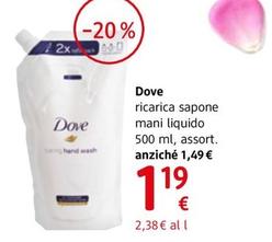 Offerta per Dove - Ricarica Sapone Mani Liquido a 1,19€ in dm