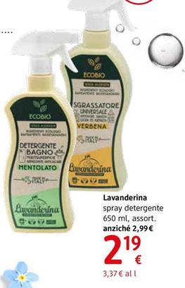 Offerta per Lavanderina - Spray Detergente a 2,19€ in dm