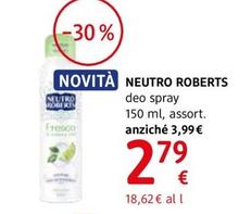Offerta per Neutro Roberts - Deo Spray a 2,79€ in dm