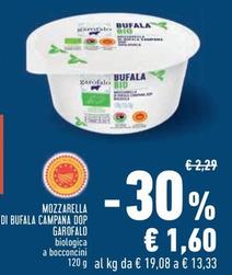 Offerta per Garofalo - Mozzarella Di Bufala Campana DOP a 1,6€ in Conad