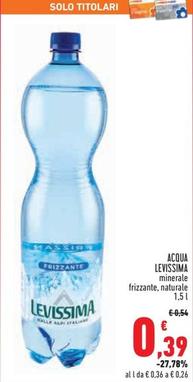 Offerta per Levissima - Acqua a 0,39€ in Conad