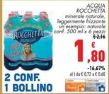 Offerta per Rocchetta - Acqua a 1,8€ in Conad