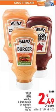 Offerta per Heinz - Salsa a 2,49€ in Conad