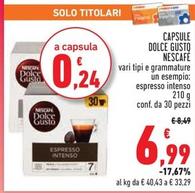 Offerta per Nescafé - Capsule Dolce Gusto a 6,99€ in Conad