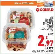 Offerta per Conad - Mix Energia, Croccante a 2,97€ in Conad
