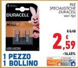 Offerta per Duracell - Pile Specialistiche a 2,59€ in Conad