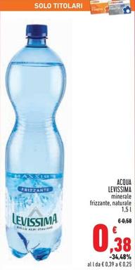 Offerta per Levissima - Aqua a 0,38€ in Conad