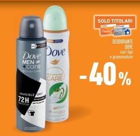 Offerta per Dove - Deodorante in Conad