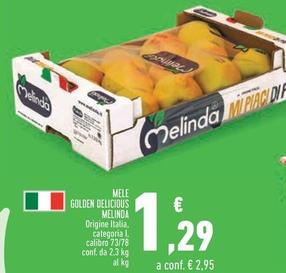 Offerta per Melinda - Mele Golden Delicious a 1,29€ in Conad