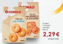 Offerta per Conad - Frollini a 2,29€ in Conad