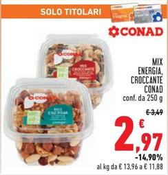 Offerta per Conad - Mix Energia, Croccante a 2,97€ in Conad City