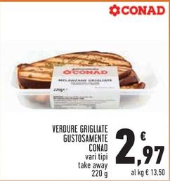 Offerta per Conad - Verdure Grigliate Gustosamente a 2,97€ in Conad City