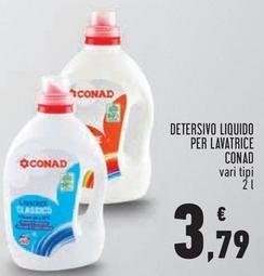 Offerta per Conad - Detersivo Liquido Per Lavatrice a 3,79€ in Conad City