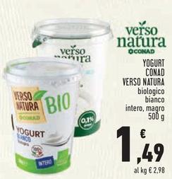 Offerta per Conad - Yogurt Verso Natura a 1,49€ in Conad City