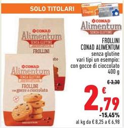 Offerta per Conad Alimentum - Frollini a 2,79€ in Conad City
