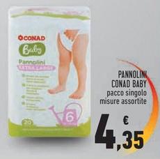 Offerta per Conad Baby - Pannolini a 4,35€ in Conad City