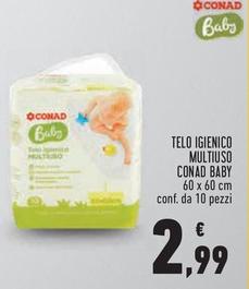Offerta per Conad Baby - Telo Igienico Multiuso a 2,99€ in Conad City