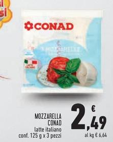 Offerta per Conad - Mozzarella a 2,49€ in Conad City