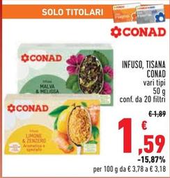 Offerta per Conad - Infuso, Tisana a 1,59€ in Conad City