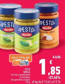 Offerta per Barilla - Pesto a 1,85€ in Conad Superstore