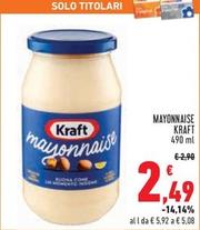 Offerta per Kraft - Mayonnaise a 2,49€ in Conad Superstore