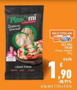 Offerta per Pinsami - Base Pinsa a 1,9€ in Conad Superstore