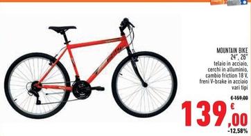 Offerta per Mountain Bike 24", 26" a 139€ in Conad Superstore