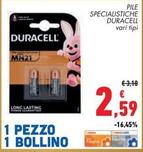 Offerta per Duracell - Pile Specialistiche a 2,59€ in Conad Superstore