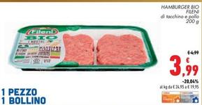 Offerta per Fileni - Hamburger Bio a 3,99€ in Conad Superstore
