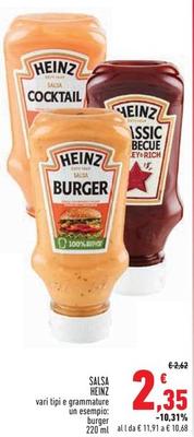 Offerta per Heinz - Salsa a 2,35€ in Conad Superstore