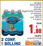Offerta per Rocchetta - Acqua a 1,8€ in Conad Superstore