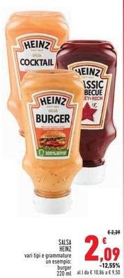Offerta per Heinz - Salsa a 2,09€ in Conad Superstore