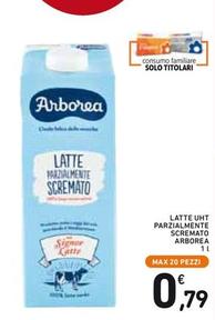 Offerta per Arborea - Latte UHT Parzialmente Scremato a 0,79€ in Spazio Conad