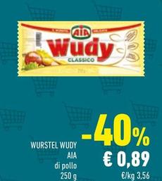 Offerta per Aia - Wurstel Wudy a 0,89€ in Conad