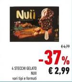 Offerta per Nuii - 4 Stecchi Gelato a 2,99€ in Conad